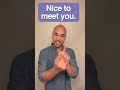 Common Phrases and Greetings in American Sign Language - Part 1 #shorts