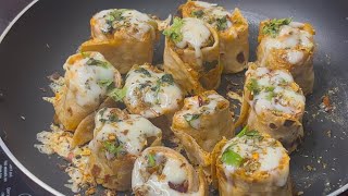 Mumbai Style Veg Frankie | Veg \u0026 Cheese Frankie | Frankie Masala Recipe |