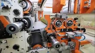 High Performance Tissue Converting Line, with auto change embossing in 5mins.