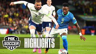England vs Brazil International Friendly Highlights | FOX Soccer