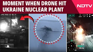 Russian Drone Strike | Drone Strikes Radiation Cover At Chernobyl Nuclear Plant In Ukraine