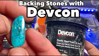 Backing Stone w/ Devcon the Professional Backing Formula