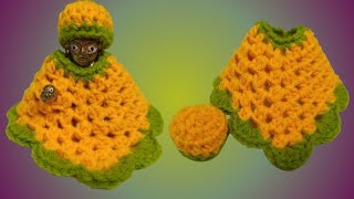 #40#कान्हा जी की क्रोशिया Poncho # Crochet Poncho for Laddu Gopal Ji