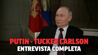 PUTIN - TUCKER CARLSON I Entrevista a Putin por Tucker Carlson (Entrevista completa español) I MARCA