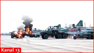 Russian soldier destroyed $11 million Su-25 fighter at Crimea airfield