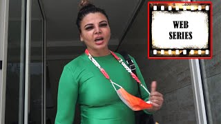 Rakhi Sawant Reaction When Media Ask Her About Her Upcoming Webseries Watch Full video