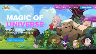 BSC链新GameFi链游 magicofuniverse 魔法宇宙 即将上线 只要注册就能获得空投 参加火火社群活动还能抽白名单  快来挖头矿 白嫖新项目吧 P2E