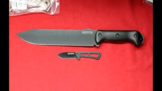 Нож Becker Combat Bowie BK9 от KA-BAR: знакомство, комплектация и установка накладок из микарты