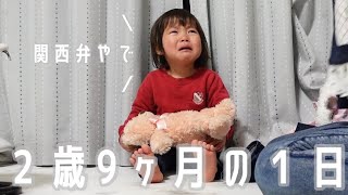 【2歳9か月の1日】関西弁2歳児のとある1日/1日のルーティン/生活リズムおしゃべり