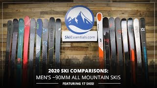 2020 Men's 90 mm All Mountain Ski Comparison