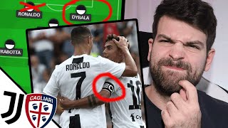 Cristiano Ronaldo capitano? Non penso 🤐 | Juventus Cagliari probabile formazione con ballottaggi 🚀