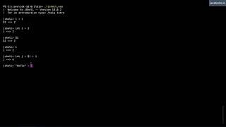 JShell Basics 4 - Scratch variables