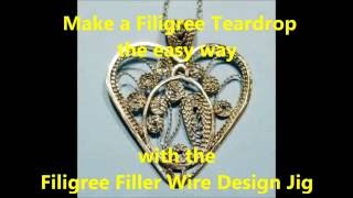 Make a Filigree Teardrop the easy way with this jewelry tool