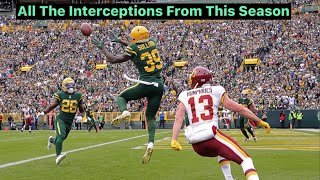Every Packers Interception Of The 2021-2022 Season