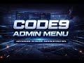 Code9 Admin Menu | Professional FiveM Admin Panel (QBCore & ESX)