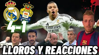 😭🤪 MEJORES LLOROS Y REACCIONES AL REAL MADRID 4 LAS PALMAS 1 - Resumen y goles