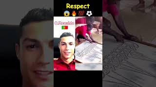 Cristiano Ronaldo React 🤣  #shorts #football #soccer #ronaldo #messi #neymar #respect #tiktok