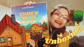 Unboxing « Stardew Valley : The Board Game » on stream