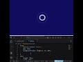 Loading animation using html css