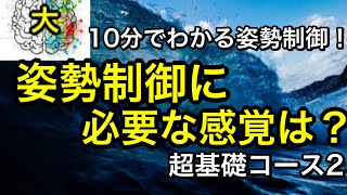 【超基礎コース】姿勢制御に関わる感覚って何？姿勢制御2