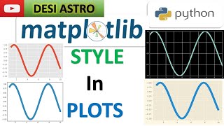 PYTHON MATPLOTLIB| STYLE IN PLOTS| LIST OF AVAILABLE STYLE IN PYTHON PLOTS #coding #pythontricks