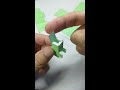 3d shapes rainbow friends green paper craft idea satisfying art shorts youtubeshorts