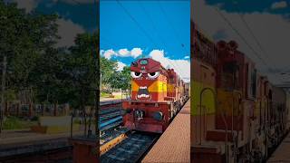 Very Angry WDM3D locomotive #shorts #train