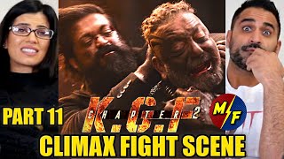 KGF CHAPTER 2 ROCKY VS ADHEERA CLIMAX FIGHT SCENE REACTION!! | KGF 2 - Part 11 | Yash, Sanjay Dutt
