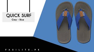 MFW/FF/QSF/6014-GY (Gaze - Flip Flop - 6014 - Grey / Blue)