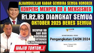 🔴KABAR GEMBIRA..! MENPAN RB & MENSESNEG UMUMKAN INTRUKSI PRESIDEN PERCEPATAN SEMUA HONORER JADI PPPK