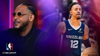 Ja Morant beginning to settle into flow of Memphis Grizzlies' offense | NBA on NBC