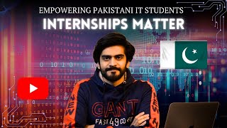 Providing Internships to Pakistani IT students.