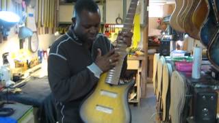 Brubaker bass Malcolm bass builder guitar shop