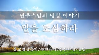 말을 조심하라.........연우스님 명상 이야기(불교명상음악,찬불가,수면음악)