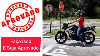 COMO PASSAR NA PROVA DE MOTO PISTA EXAME DETRAN MG