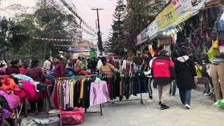 Pokhara Nepal 🇳🇵 lakeside street market Dec 2024