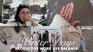 FEW DAYS VLOG: new nails, shopping day, balancing wellness and work, productive days \u0026 wedding chats