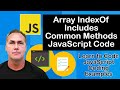How to use JavaScript Array Includes Method indexof and lastindexof code Example