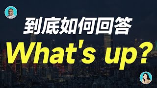 到底如何回答 What's up？