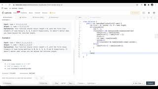 Remove duplicates | Leetcode | coding interview problem | FAANG