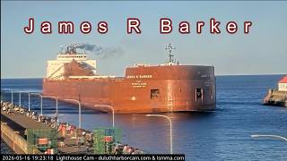 James R Barker arrived in Duluth 05/16/2026