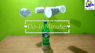 Science project anemometer  make for fun do in minutes