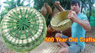 Bamboo Woodworking Art丨Bamboo Basket Making By hand