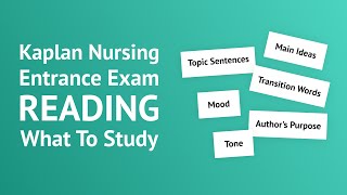 Kaplan Nursing Reading | Kaplan Nursing Entrance Exam READING Section (2024)