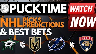 2024 NHL Playoffs Predictions | Lightning vs Panthers | Stars vs Golden Knights | PuckTime Apr 29