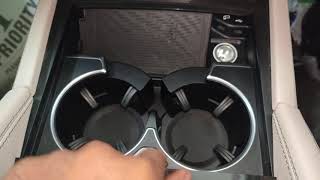 How to open/close glass holder in Mercedes Benz in model GLE \u0026 GLS(167)