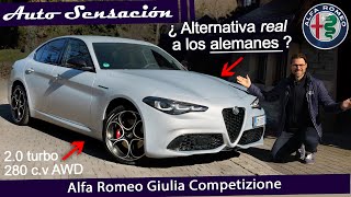 Prueba Alfa Romeo Giulia 2.0 turbo Competizione 2023.  ¿Una alternativa real a los alemanes?