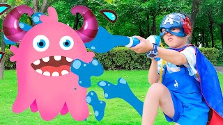 明明大戰垃圾怪！Monster PK Kids/ Videos Complication/GIGI Kids/ Challenge Video for Child