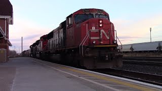 Manifest Train CN M397 CN 5741 CN 8960 \u0026 CN 8928 Locomotives Sarnia Ontario