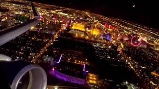 Delta A321-211 Night Takeoff from Las Vegas